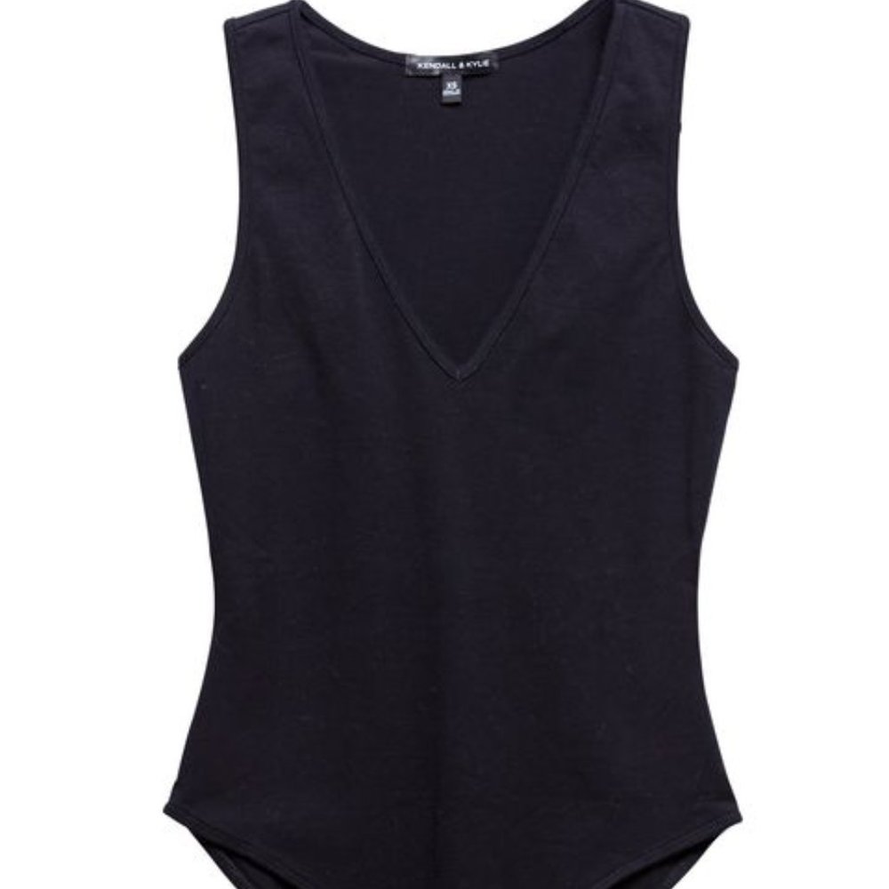 KENDALL & KYLIE Deep V-Neck Bodysuit